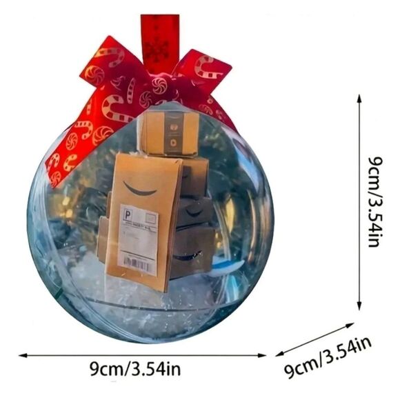 Amazon package from Santa Funny Christmas ornament - Picture 3 of 4